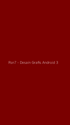 Tampilan Antarmuka Aplikasi Rsn7 - Desain Grafis Android - 3