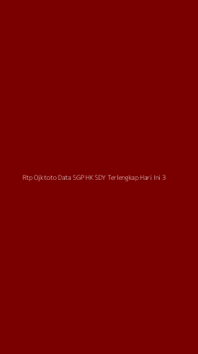 Tampilan Antarmuka Aplikasi Rtp Ojktoto Data Sgp Hk Sdy Terlengkap Hari Ini - 3