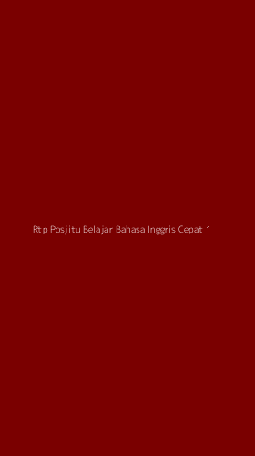 Tampilan Antarmuka Aplikasi Rtp Posjitu Belajar Bahasa Inggris Cepat - 1
