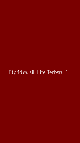 Tampilan Antarmuka Aplikasi Rtp4d Musik Lite Terbaru - 1