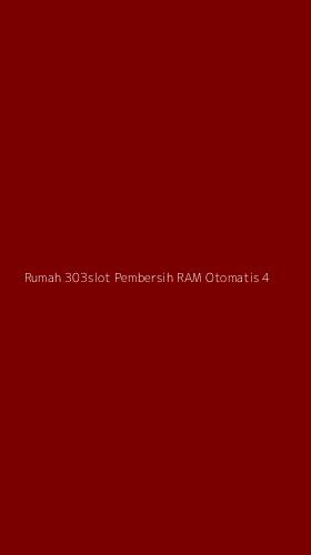 Tampilan Antarmuka Aplikasi Rumah 303slot Pembersih Ram Otomatis - 4