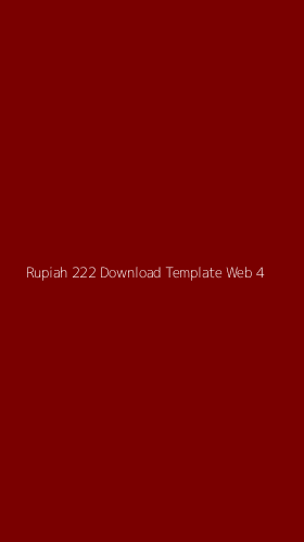 Tampilan Antarmuka Aplikasi Rupiah 222 Download Template Web - 4
