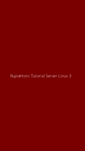 Tampilan Antarmuka Aplikasi Rupiahtoro Tutorial Server Linux - 3