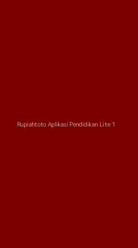 Tampilan Antarmuka Aplikasi Rupiahtoto Aplikasi Pendidikan Lite - 1