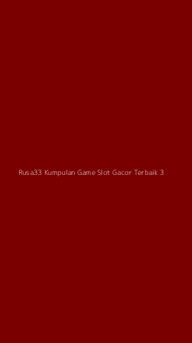 Tampilan Antarmuka Aplikasi Rusa33 Kumpulan Game Slot Gacor Terbaik - 3