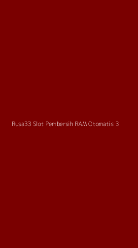 Tampilan Antarmuka Aplikasi Rusa33 Slot Pembersih Ram Otomatis - 3