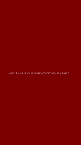 Tampilan Antarmuka Aplikasi Rusun4d Situs Resmi Layanan Customer Service 24jam - 1