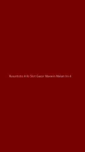 Tampilan Antarmuka Aplikasi Rusuntoto Info Slot Gacor Maxwin Malam Ini - 4