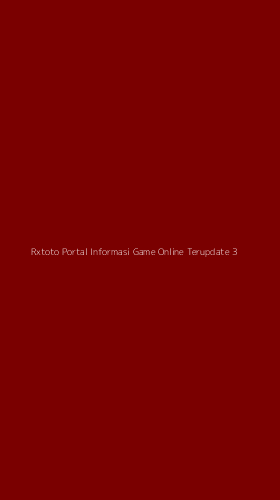 Tampilan Antarmuka Aplikasi Rxtoto Portal Informasi Game Online Terupdate - 3