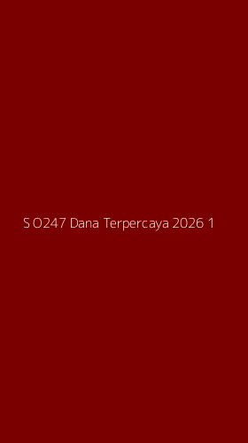 Tampilan Antarmuka Aplikasi S O247 Dana Terpercaya 2026 - 1