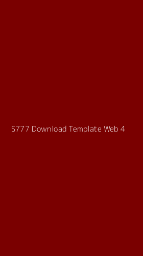 Tampilan Antarmuka Aplikasi S777 Download Template Web - 4