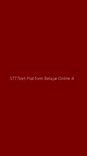 Tampilan Antarmuka Aplikasi S777bet Platform Belajar Online - 4