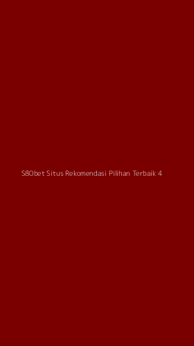 Tampilan Antarmuka Aplikasi S80bet Situs Rekomendasi Pilihan Terbaik - 4