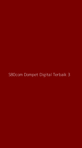 Tampilan Antarmuka Aplikasi S80com Dompet Digital Terbaik - 3