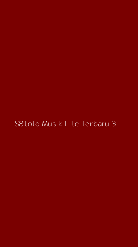 Tampilan Antarmuka Aplikasi S8toto Musik Lite Terbaru - 3