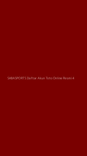 Tampilan Antarmuka Aplikasi Sabasports Daftar Akun Toto Online Resmi - 4