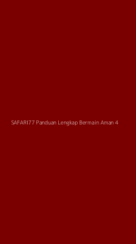 Tampilan Antarmuka Aplikasi Safari77 Panduan Lengkap Bermain Aman - 4