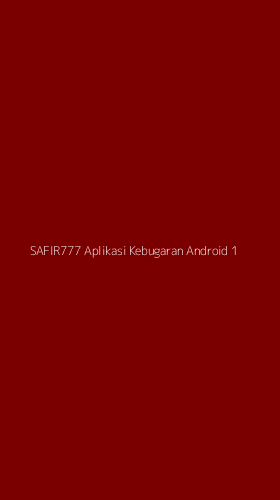 Tampilan Antarmuka Aplikasi Safir777 Aplikasi Kebugaran Android - 1
