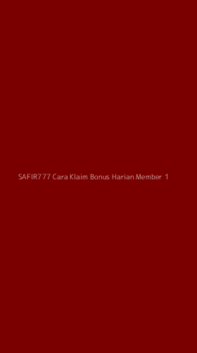 Tampilan Antarmuka Aplikasi Safir777 Cara Klaim Bonus Harian Member - 1