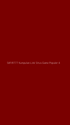 Tampilan Antarmuka Aplikasi Safir777 Kumpulan Link Situs Game Populer - 4