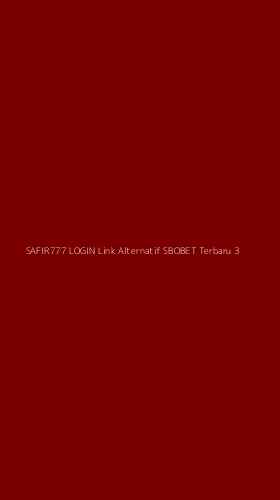 Tampilan Antarmuka Aplikasi Safir777 Login Link Alternatif Sbobet Terbaru - 3