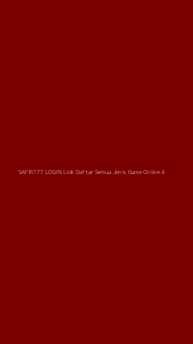 Tampilan Antarmuka Aplikasi Safir777 Login Link Daftar Semua Jenis Game Online - 4