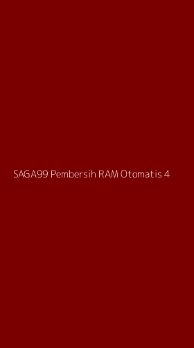Tampilan Antarmuka Aplikasi Saga99 Pembersih Ram Otomatis - 4