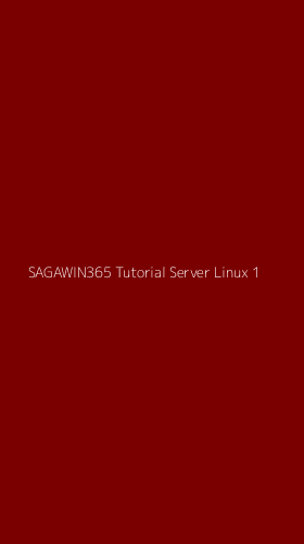 Tampilan Antarmuka Aplikasi Sagawin365 Tutorial Server Linux - 1