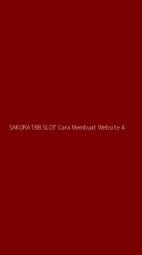 Tampilan Antarmuka Aplikasi Sakura188 Slot Cara Membuat Website - 4