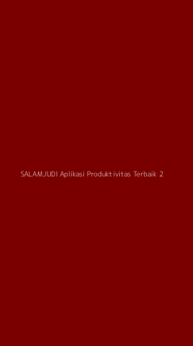 Tampilan Antarmuka Aplikasi Salamjudi Aplikasi Produktivitas Terbaik - 2
