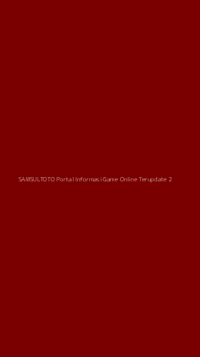 Tampilan Antarmuka Aplikasi Samsultoto Portal Informasi Game Online Terupdate - 2