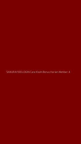 Tampilan Antarmuka Aplikasi Samurai188 Login Cara Klaim Bonus Harian Member - 4