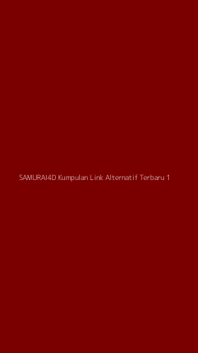 Tampilan Antarmuka Aplikasi Samurai4d Kumpulan Link Alternatif Terbaru - 1