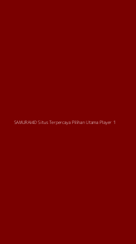 Tampilan Antarmuka Aplikasi Samurai4d Situs Terpercaya Pilihan Utama Player - 1