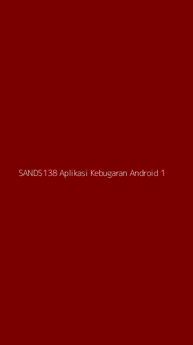 Tampilan Antarmuka Aplikasi Sands138 Aplikasi Kebugaran Android - 1