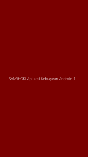 Tampilan Antarmuka Aplikasi Sanghoki Aplikasi Kebugaran Android - 1