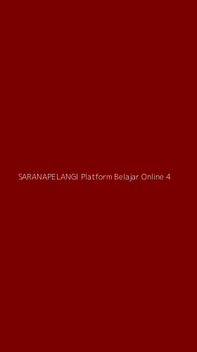 Tampilan Antarmuka Aplikasi Saranapelangi Platform Belajar Online - 4