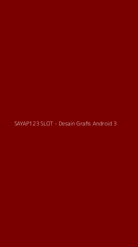 Tampilan Antarmuka Aplikasi SAYAP123 SLOT - Desain Grafis Android - 3