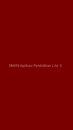 Tampilan Antarmuka Aplikasi Sba99 Aplikasi Pendidikan Lite - 3