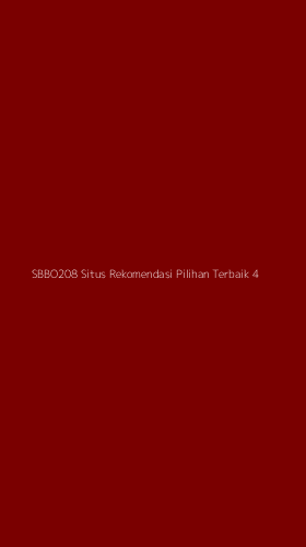 Tampilan Antarmuka Aplikasi Sbbo208 Situs Rekomendasi Pilihan Terbaik - 4