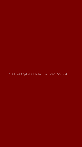 Tampilan Antarmuka Aplikasi Sbcliv4d Aplikasi Daftar Slot Resmi Android - 3