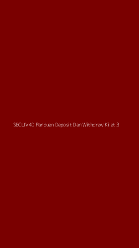 Tampilan Antarmuka Aplikasi Sbcliv4d Panduan Deposit Dan Withdraw Kilat - 3