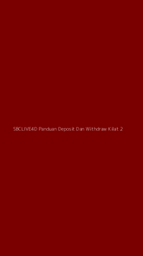 Tampilan Antarmuka Aplikasi Sbclive4d Panduan Deposit Dan Withdraw Kilat - 2
