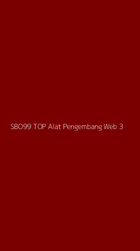 Tampilan Antarmuka Aplikasi Sbo99 Top Alat Pengembang Web - 3