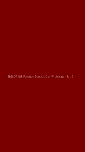 Tampilan Antarmuka Aplikasi Sbslot188 Panduan Deposit Dan Withdraw Kilat - 2