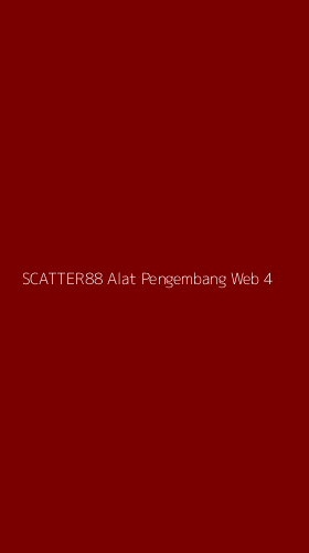 Tampilan Antarmuka Aplikasi Scatter88 Alat Pengembang Web - 4