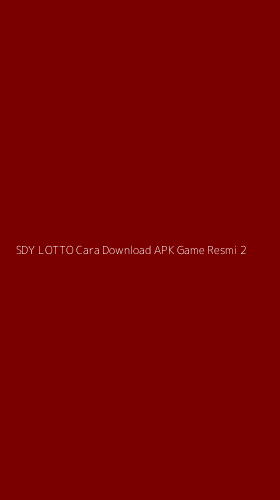 Tampilan Antarmuka Aplikasi Sdy Lotto Cara Download Apk Game Resmi - 2