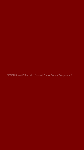 Tampilan Antarmuka Aplikasi Sederhana4d Portal Informasi Game Online Terupdate - 4