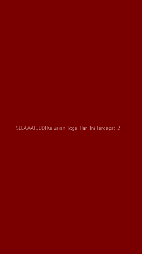 Tampilan Antarmuka Aplikasi Selamatjudi Keluaran Togel Hari Ini Tercepat - 2