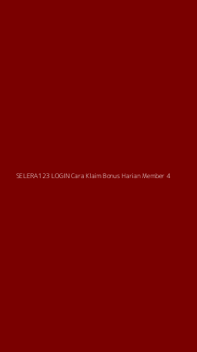 Tampilan Antarmuka Aplikasi Selera123 Login Cara Klaim Bonus Harian Member - 4